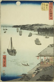 Kanagawa: View over the Sea from the Teahouses on the Hill (Kanagawa, dai no chaya kaijo