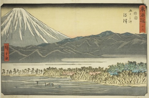 Numazu—No. 13, from the series Fifty-three Stations of the Tokaido (Tokaido gojusan tsugi), also