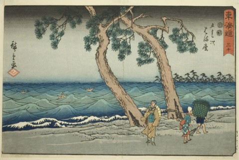 Hamamatsu—No. 30, from the series Fifty-three Stations of the Tokaido (Tokaido gojusan tsugi), also
