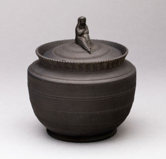 Sugar Bowl, 1810/20, Hackwood, Dimmock & Co., English, 1807-1827, Hanley, Stoneware (basaltware), H