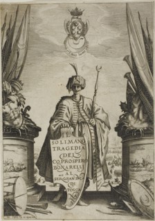 Frontispiece, from Solimano, published 1620, Jacques Callot, French, 1592-1635, France, Etching and