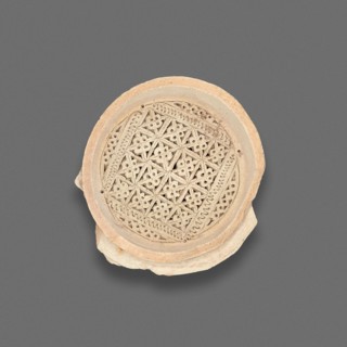 Clay Filter with punched and inscribed decoration, Fatimid dynasty (969–1171), 11th–12th century,