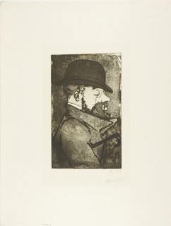 Portrait of Toulouse-Lautrec, from the first album of L’Estampe originale, 1893, Charles Maurin