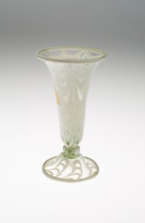 Vase, 16th century, Spain, Glass with enamel, H. 17.8 cm (7 in.)