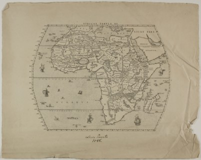 Africae Tabula XII, 1588, reprinted 1889, Unknown Artist (English, 19th century), after Livio