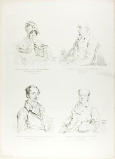 Four Family Portraits, 1815, Jean–Auguste–Dominique Ingres, French, 1780–1867, France, Four