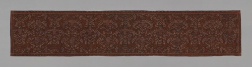 Slendang (Shawl), 19th century, Indonesia, Central Java, Java, Cotton, batik dyed, 261 x 51.4 cm