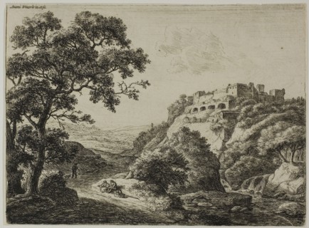 Travellers on the Highway, n.d., Anthoni Waterlo, Dutch, 1609-1690, Holland, Etching on paper, 151