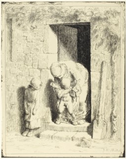 The Maternal Precaution, 1860, published 1921, Jean François Millet (French, 1814-1875), published