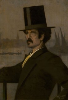 James McNeill Whistler, 1869, Walter Greaves, English, 1841-1930, England, Oil on canvas, 32 7/8 ×