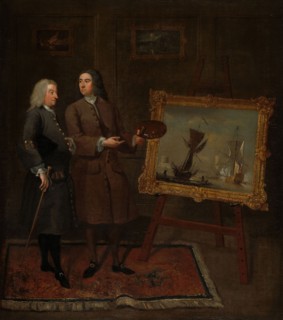 Thomas Walker and Peter Monamy, c. 1735, Gawen Hamilton, British, 1697-1737, England, Oil on