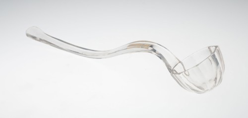 Ladle, c. 1850, England, Bristol, Bristol, Glass, 35.7 × 6.2 cm (14 1/16 × 2 7/16 in.)
