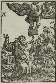 The Annunciation to Joachim, from The Fall and Redemption of Man, 1513, Albrecht Altdorfer, German,