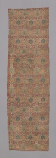 Panel (Dress Fabric), 1701/50, Iran (Isfahan), Iran, 198.8 x 58.5 cm (78 1/4 x 23 in.)