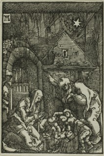 The Nativity, from The Fall and Redemption of Man, 1513, Albrecht Altdorfer, German, c.1480-1538,