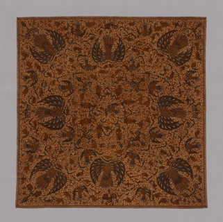 Headcloth (Iket Kepala), Late 19th century, Indonesia, Central Java, Java, Cotton, plain weave,