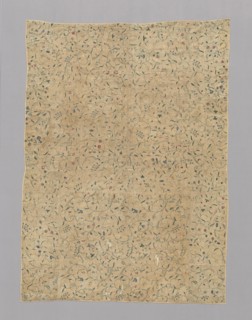 Panel, Queen Anne period (1702–1714), 1700/25, England, Linen, plain weave, embroidered with silk,