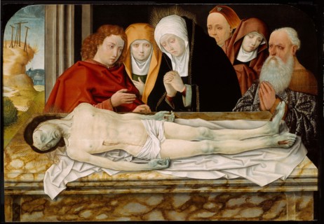 Entombment, 1500/05, German (Cologne?), Paris, Tempera on panel, 19 x 27 9/16 in. (48.3 x 70 cm)