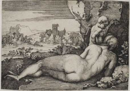 Penance of St. John Chrysostomus, n.d., Sebald Beham (German, 1500-1550), after Barthel Beham