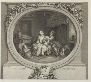 Conjugal Gaiety, n.d., Nicolas Delaunay (French, 1739-1792), after S. Freudeberg (Swiss,