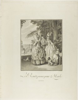 Rendezvous For Marly, from Monument du Costume Physique et Moral de la fin du Dix-huitième siècle,