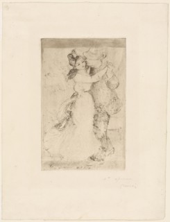Dance in the Country, c. 1890, Pierre Auguste Renoir, French, 1841-1919, France, Soft ground