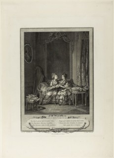 Confidences, from Monument du Costume Physique et Moral de la fin du Dix-huitième siècle, 1774,