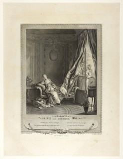 The Boudoir, from Monument du Costume Physique et Moral de la fin du Dix-huitième siècle, 1774,