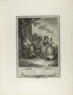 Morning Walk, from Monument du Costume Physique et Moral de la fin du Dix-huitième siècle, 1774,