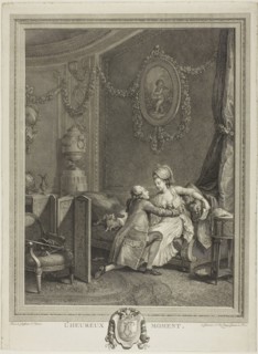 Happy Moment, n.d., Nicolas Delaunay (French, 1739-1792), after Nicolas Lavreince (Swedish,