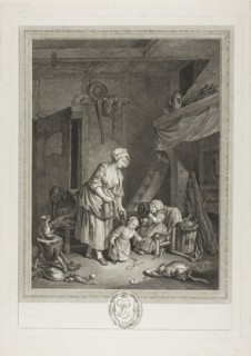 Maternal Indulgence, n.d., Nicolas Delaunay (French, 1739-1792), S. Freudeberg (Swiss, 1745-1801),
