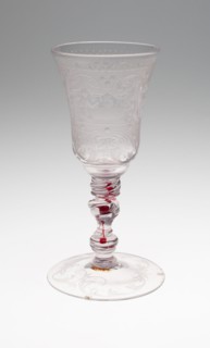 Wine Glass, c. 1730, Bohemia, Czech Republic, Bohemia, Glass, 32.5 × 9.4 cm (12 13/16 × 3 11/16 in