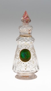 Flask, c. 1730, Bohemia, Czech Republic, Bohemia, Glass, H. 16.5 cm (6 1/2 in.)