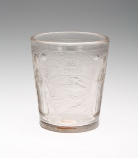 Beaker, 18th century, Bohemia, Czech Republic, Bohemia, Glass, 12.9 × 10.8 cm (5 1/16 × 4 1/4 in.)