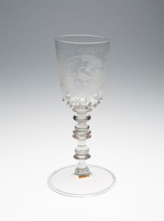 Goblet, c. 1740, Germany, Nuremberg, Nuremberg, Glass, 24.1 x 8.3 cm (9 1/2 x 3 1/4 in.)