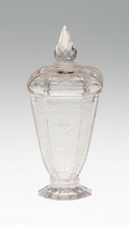 Covered Friendship Goblet (Pokal), c. 1730, Germany, Schleswig, Schleswig, Glass, 17.8 x 5.6 cm (7