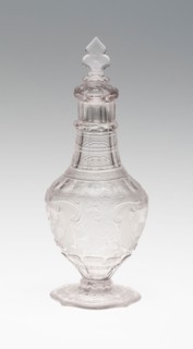 Cruet, c. 1750, Poland (formerly German Silesia), Silesia, Glass, H. 17.5 cm (6 7/8 in.)