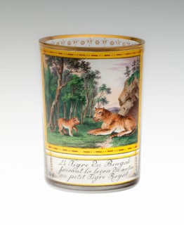Beaker, c. 1815/20, Austria, Vienna, Anton Kothgasser (Austrian, 1769-1851), Vienna, Glass, 12.2 x