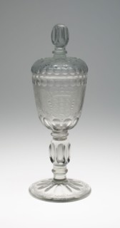 Goblet with Cover, 17th century, Germany, Potsdam, Potsdam, Glass, H. 35.6 cm (14 in.)