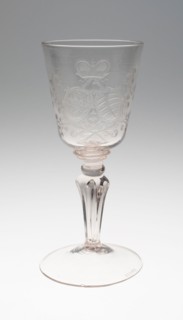 Goblet, c. 1720, Germany, Georg Ernst Kunckel (German, 1692-1750), Germany, Glass, 31.8 x 9.5 cm