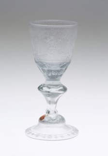 Goblet, c. 1730, Germany, Thuringia, Thuringia, Glass, 17.3 x 7.6 cm (6 13/16 x 3 in.)
