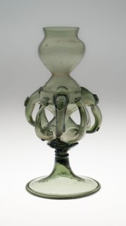Puzzle Mug, 16th century, Germany, possibly Rheinland, Germany, Glass, 22.9 x 12.7 cm (9 x 5 in.)