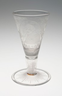 Wine Glass, Mid 18th century, Germany, Glass, H. 25.4 cm (10 in.)