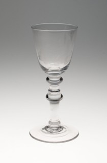 Wine Glass, c. 1795, England or Netherlands, England, Glass, blown and stipple engraved, 19.1 × 7.6