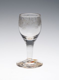 Wine Glass, c. 1780, England, Glass, H. 11.4 cm (4 1/2 in.)