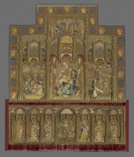 Retable (Depicting Madonna and Child, Nativity, and Adoration of the Magi, Altar Frontal Depicting