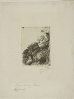 Mme Georges May II, 1891, Anders Zorn, Swedish, 1860-1920, Sweden, Etching on ivory laid paper, 132
