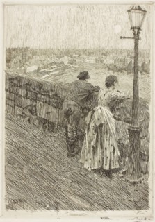 Fisherman at Saint Ives, 1891, Anders Zorn, Swedish, 1860-1920, Sweden, Etching in black ink with
