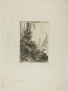 Gerda Grönberg II, 1892, Anders Zorn, Swedish, 1860-1920, Sweden, Etching on ivory laid paper, 190