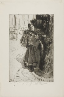 Effet de Nuit III, 1897, Anders Zorn, Swedish, 1860-1920, Sweden, Etching on ivory laid paper, 300